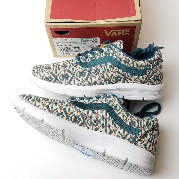 🎉HP🎉 NWT Vans Iso 1.5 Blanket Weave Atlantic - Picture 4 of 8
